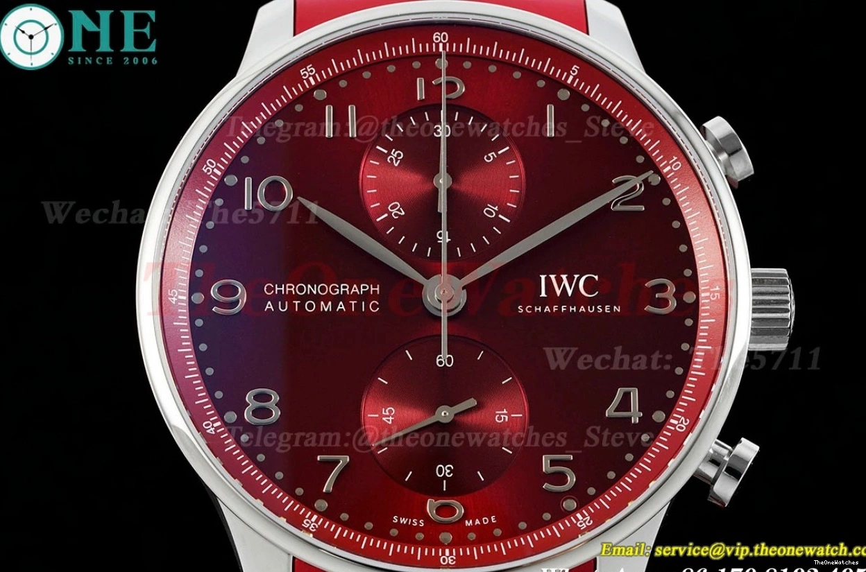 41mm A69355 Portuguese Num SS Chrono Red Z+F RU 0306